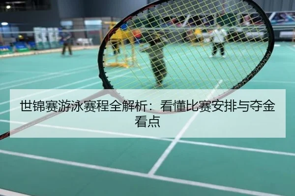 世锦赛游泳赛程全解析：看懂比赛安排与夺金看点